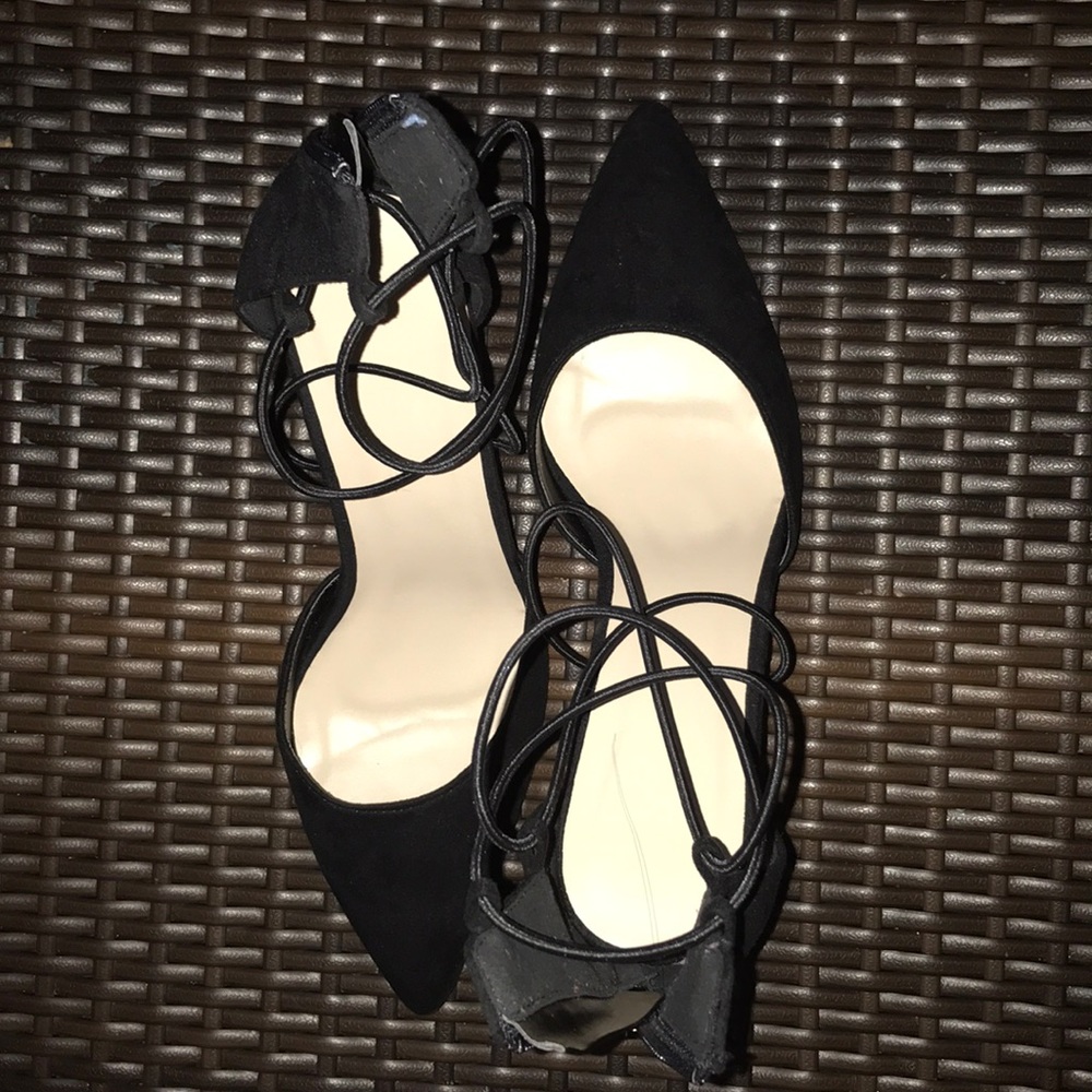 Criss Cross Strapped Heels